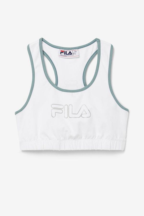 Camisetas Manga Corta Fila Mujer Blancas - Rebeca Bra - España 752901MRZ